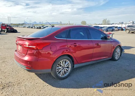 2017 Ford Focus Titanium from USA, damaged, VIN 1FADP3J27HL291644